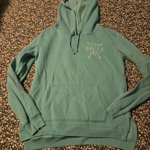 American Eagle Outfitters Teal Hoodie